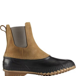 Sorel Men's Cheyanne II Chelsea Pac Boot Winter Snow Waterproof Duck Elk Black 9